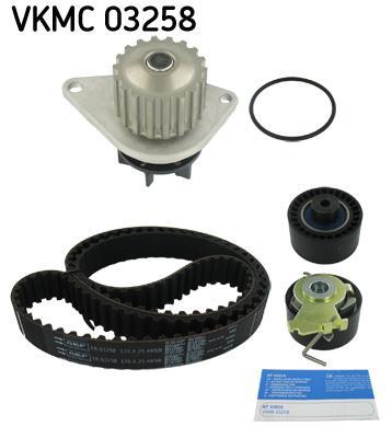 Pompe à eau + kit de courroie de distribution (Kit courroie de distribution) SKF ref. VKMC 03258